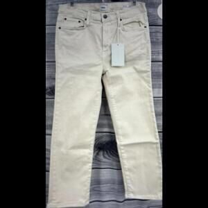 Inventory # 72 Edwin Stylish Vanilla Bree Crop Denim Jeans - Size 24 NWT